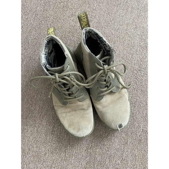 Dr. Martens BONNY II Green Khaki Lace Up Ankle Boots Men\'s Size 8 Women’s 9 main image 4